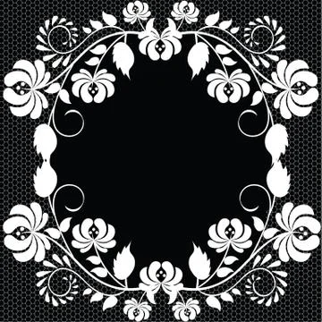 Lace fabric background Stock Illustration