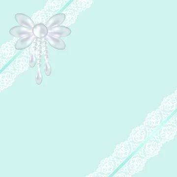 Lace fabric background Stock Illustration