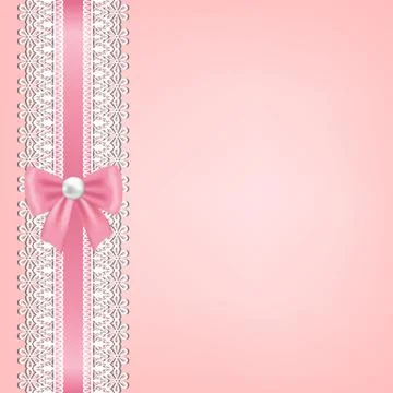Lace fabric background Stock Illustration