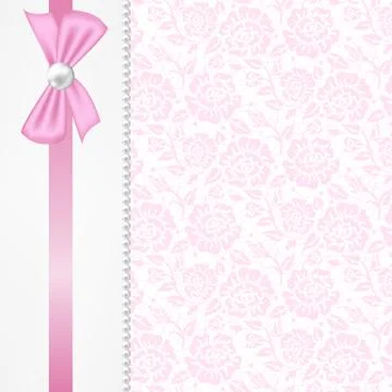 Lace fabric background Stock Illustration
