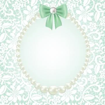 Lace frame Stock Illustration