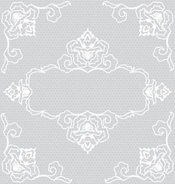 Lace frame Stock-Illustration