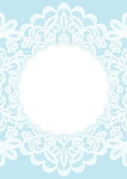 Lace frame Stock Illustration