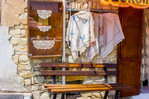 Lace of Lefkara Stock Photos