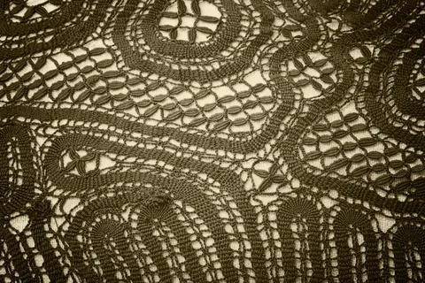 Lace-making process Stock Photos