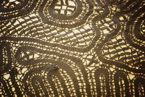 Lace-making process Stock Photos
