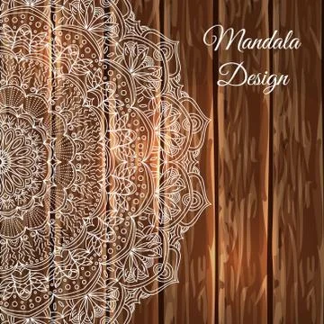 Lace Mandala vector Stock Illustration