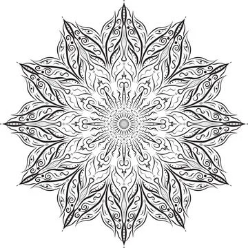 Lace pattern Stock Illustration