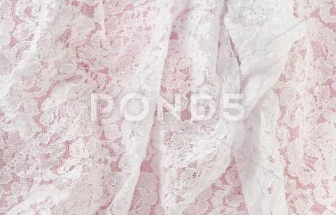 Lace on satin Stock Photos