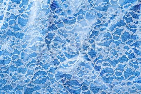 Lace on satin Stock Photos