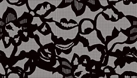 Lace seamless pattern for fabric effect. Fashion design. Textile figure. Stock Illustration