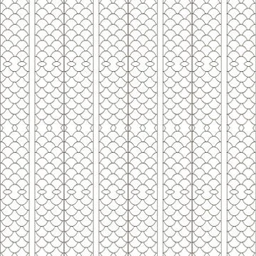 Lace seamless pattern. Ornamental grid vector background. Repeat net backdrop Stock Illustration