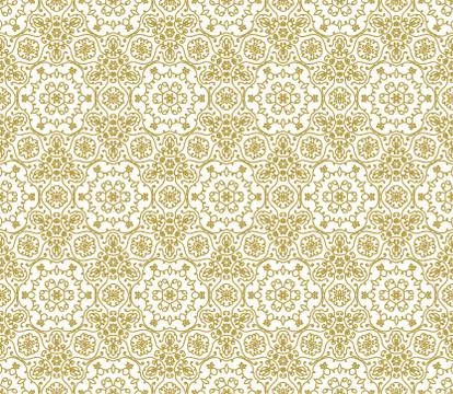 Lace vector fabric seamless  pattern with flowers Stock Illustration