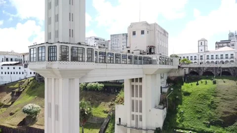 Lacerda Elevator (Aerial image). Stock Footage 231265700