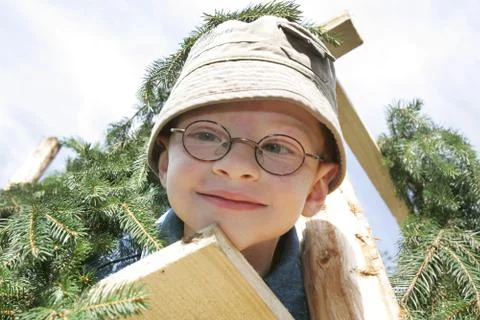 Lachender Junge Stock Photos