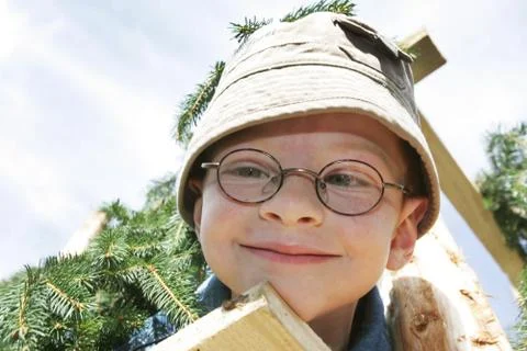 Lachender Junge Stock Photos