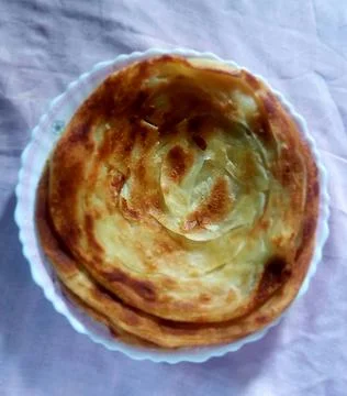 Lachha paratha bread Stock Photos