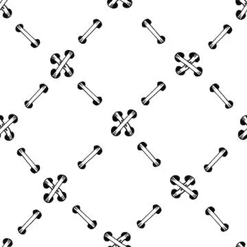 Lacing patchwork doodle. Seamless pattern. Hand drawing. Illustrazione stock