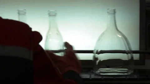 The lack of test bottles Stock Footage 75313196