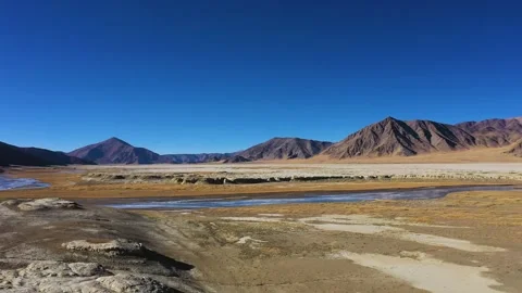 Lack of water, disaster, desertification, harsh environment, Stock Footage 241967668