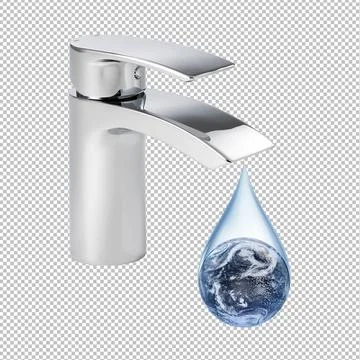 Lack of water on earth concept. Elements of this image furnished by NASA. Foto stock