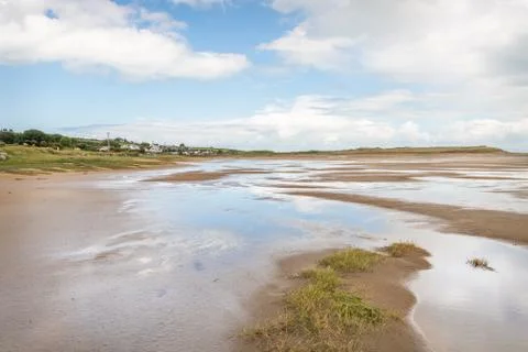 Lacken Strand Tithe Cois Tra, Co Mayo, Ireland Foto stock
