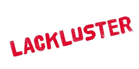 Lackluster rubber stamp Stock Illustration