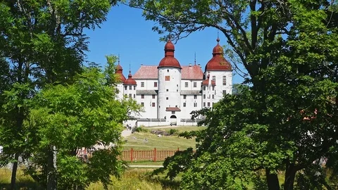 Lacko castle in summer Stock Footage 97223697