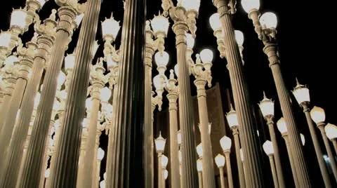 LACMA Lights3 Stock Footage 10932978