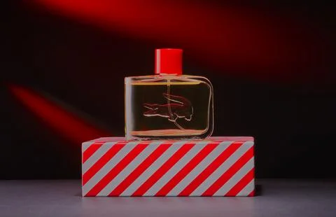Lacoste aftershave. Stock Photos