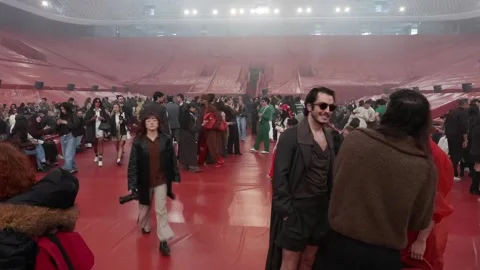 Lacoste presents its fall-winter 2026-27 collection in Paris, París, FR - 08 Mar Stock Footage 330353820