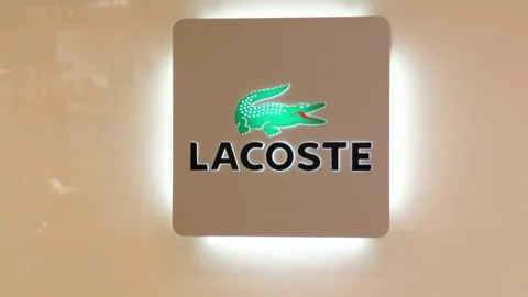 Lacoste Sign Stock Footage 84451390