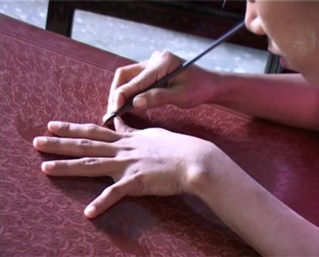 Lacquer manufacture Stock Footage 314267