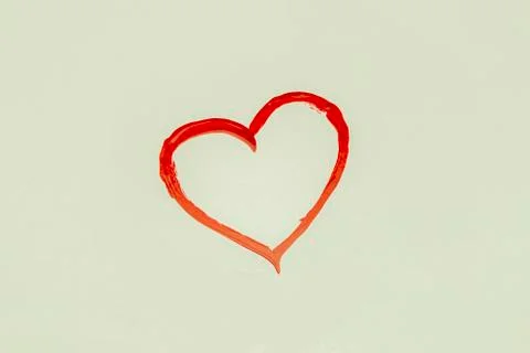 Lacquered heart Stock Photos