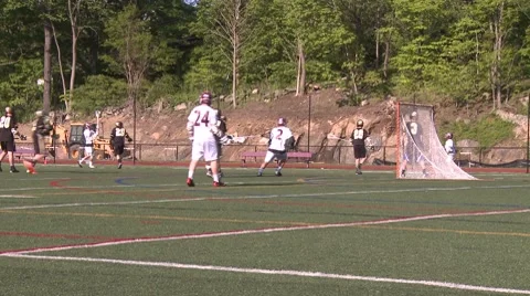 Lacrosse Game (1 of 2) Stock Footage 8599724