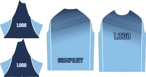 Lacrosse shirt Design Adjust in Pattern YS size Vectors Stock-Illustration