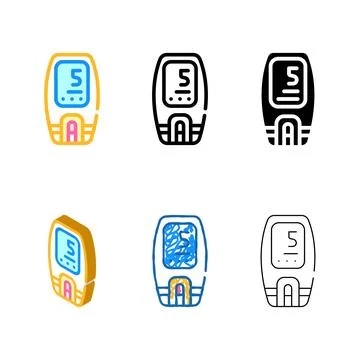 Lactate concepts control tool color icon vector Stock Illustration