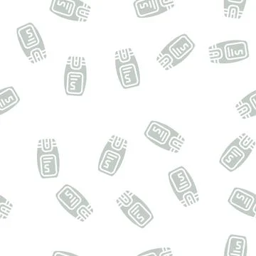 Lactate control tool glyph vector seamless pattern Stock Illustration
