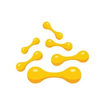 Lactic probiotic icon flat vector. Lactobacillus bacteria Stock Illustration