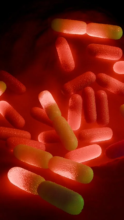 Lactobacillus Bacteria Colony - Probiotic Microorganisms Stock Footage 327013127