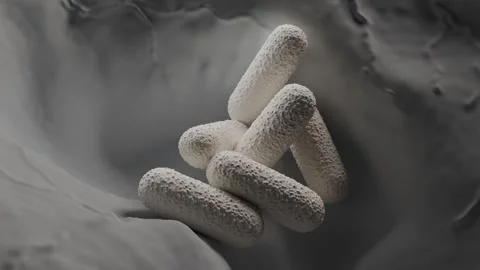 Lactobacillus Bacteria Colony - Probiotic Microorganisms Stock Footage 327013191