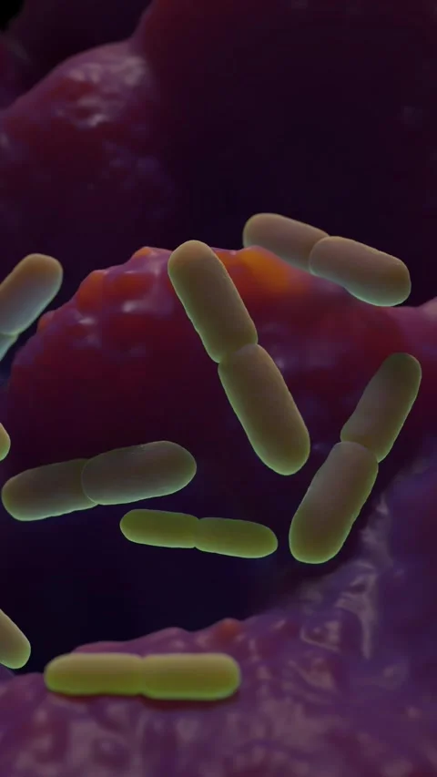 Lactobacillus bacteria Stock Footage 305632468