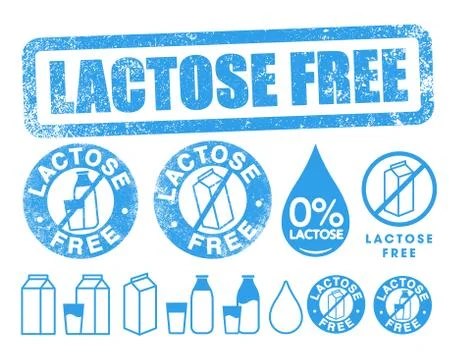 Lactose Free Stock Illustration