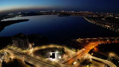 Lacul Morii Bucharest Stock Footage 261277622