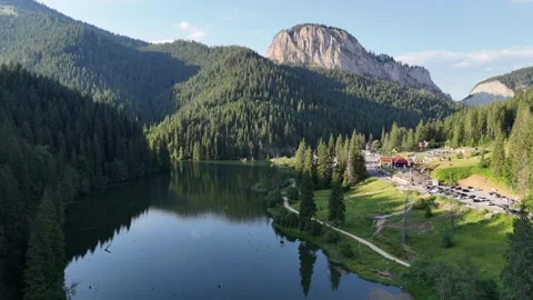 Lacul.Rosu.Romania.Lake.2507 Video stock 313447925