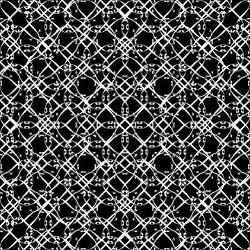 Lacy black and white pattern nine Illustrazione stock