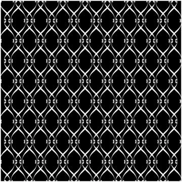 Lacy black and white pattern one Stockillustratie