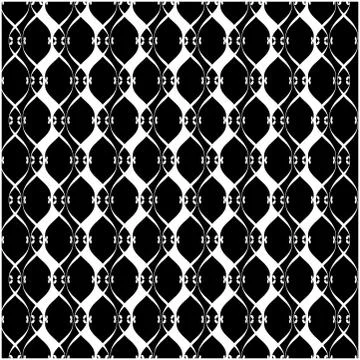 Lacy black and white pattern three Stock Illustration