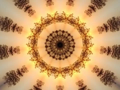 Lacy Kaleidoscope Stock Illustration