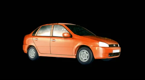 Lada kalina Stock Footage 47475407